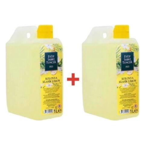 Eyüp Sabri Tuncer Limon Kolonya 1 Litre 2 Adet 80 Derece