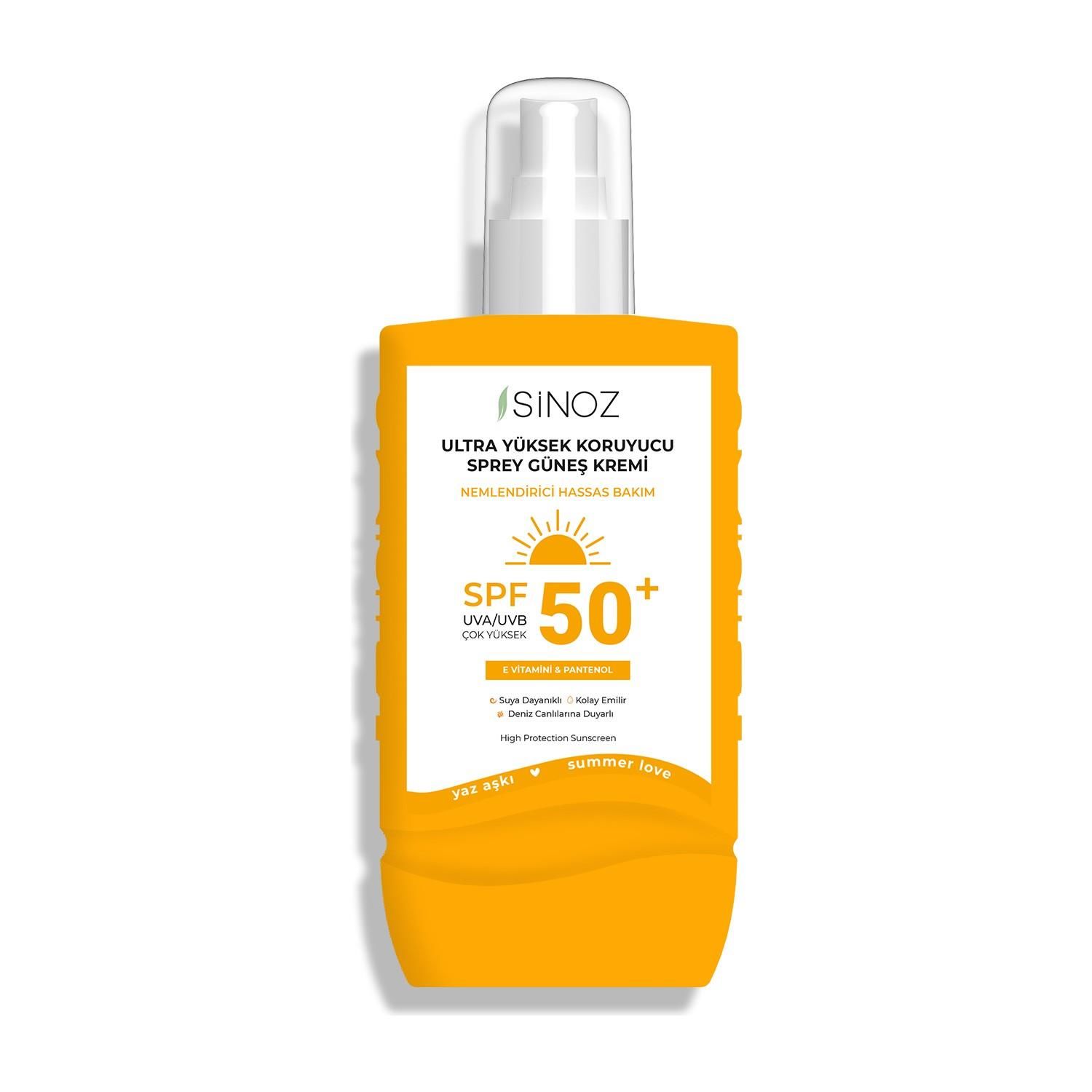 Sinoz Güneş Kremi Ultra Koruyucu SPF 50 200 ml