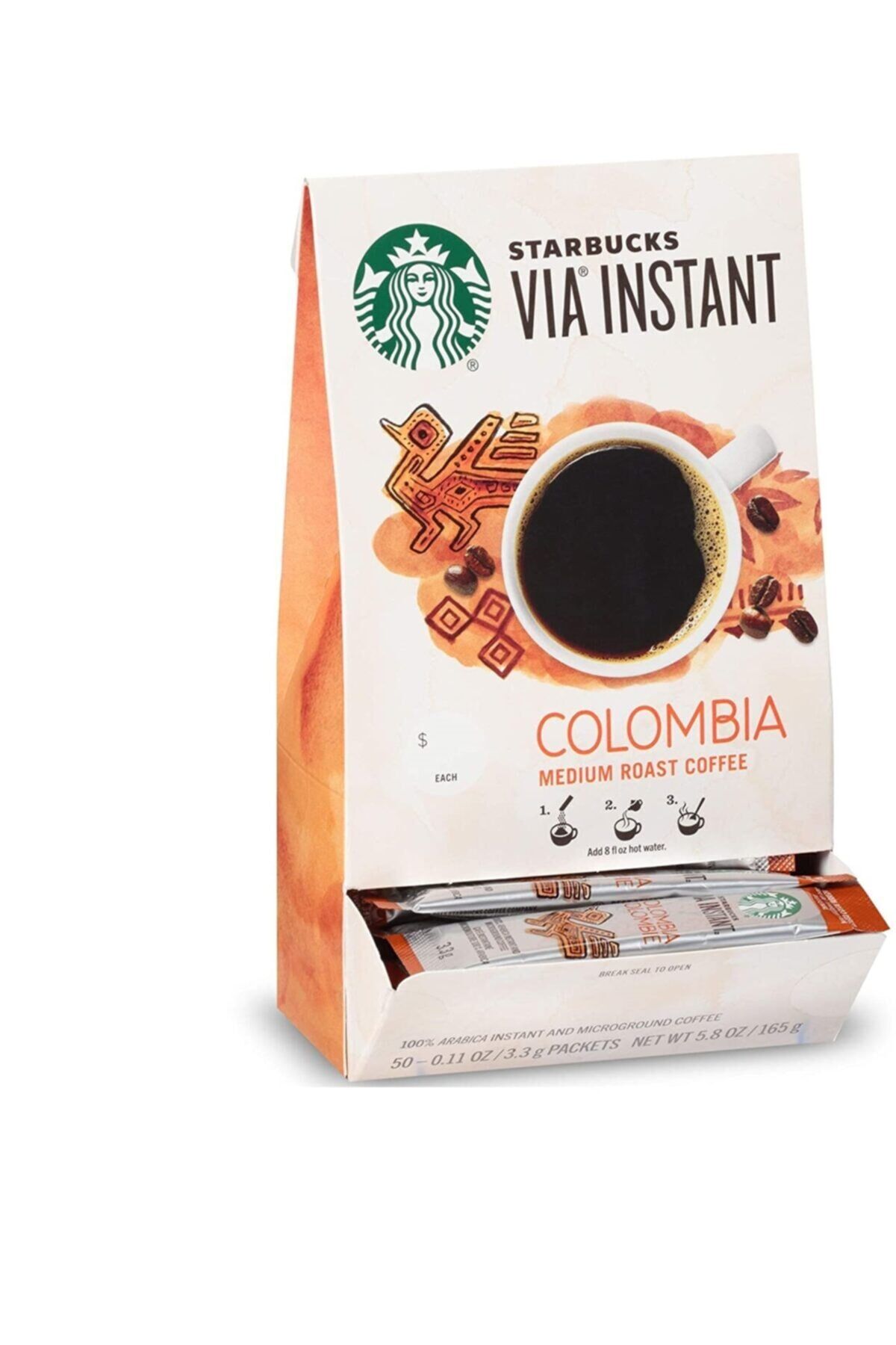 Starbucks Via Colombia Çözünebilir Kahve 12 'li