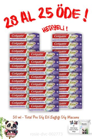28 Al 25 Öde Total Pro Diş Eti Sağlığı Diş Macunu 50 ml
