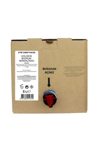 Eyüp Sabri Tuncer Bodrum Mandalinası Kolonyası 5 lt - Bag In Box