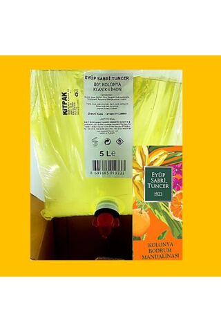 Eyüp Sabri Tuncer Bodrum Mandalinası Kolonyası 5 lt - Bag In Box