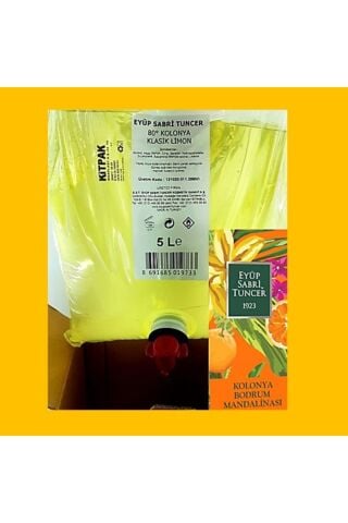 Eyüp Sabri Tuncer Bodrum Mandalinası Kolonyası 5 lt - Bag In Box