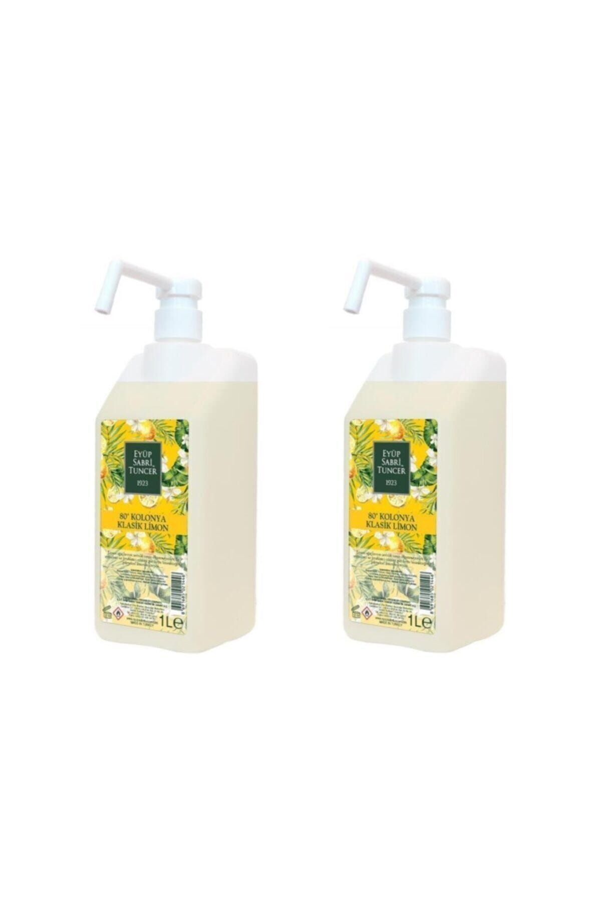 Limon Kolonyası 80° 1lt Sprey Başlıklı 2 Adet