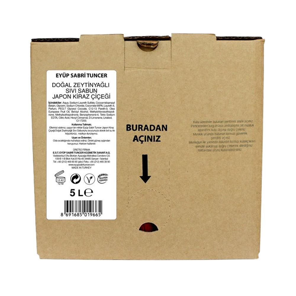 Eyüp Sabri Tuncer Japon Kiraz Çiçeği Sıvı Sabun (Bag) 5 Litre