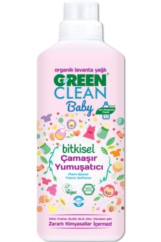 Green Clean Baby Bitkisel Yumuşatıcı organik Lavanta Yağlı 1000 ml