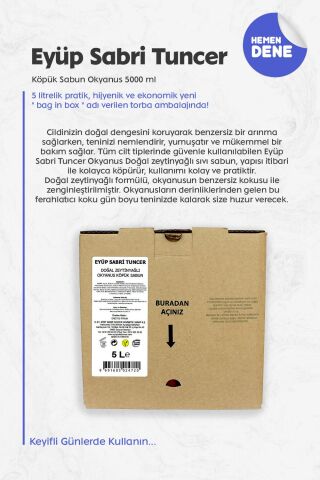 Eyüp Sabri Tuncer Köpük Sabun Okyanus 5000 ml