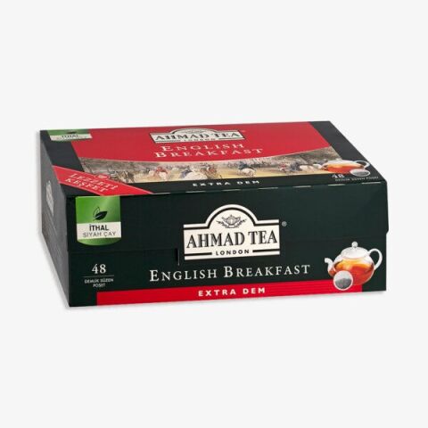 AHMAD TEA English Breakfast Demlik Poşet Çay 48’li 154 G