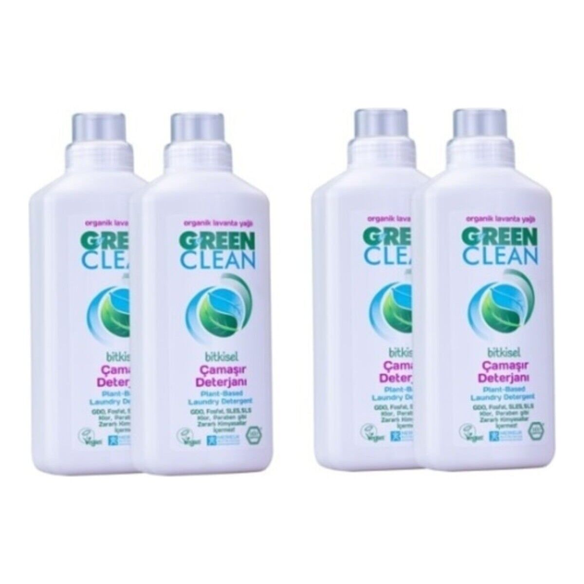 Green Clean Çamaşır Deterjanı 1000 Ml+4 Adet