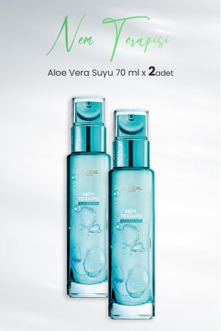 Loreal Paris Nem Terapisi Aloe Vera Suyu Normalden Karmaya Ciltler 70 ml x 2 Adet
