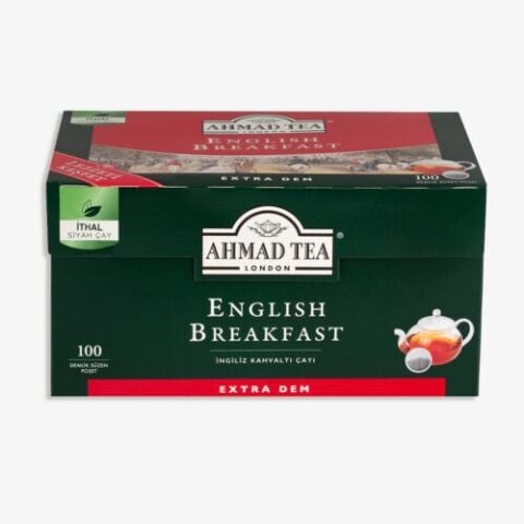 AHMAD TEA English Breakfast Demlik Poşet Çay 100’lü 320 G