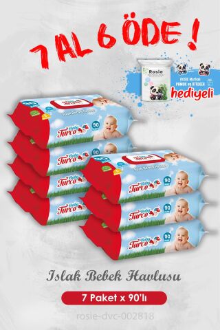 Islak Bebek Havlusu 90'lı 7 Al 6 Öde ve Rosie