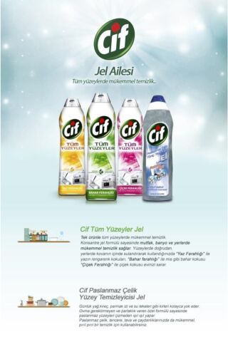 Cif Tüm Yüzeyler Jel Çiçek Ferahlığı 750 Ml-TYOL