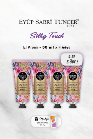 4 AL 3 ÖDE Eyüp Sabri Tuncer El Ve Vücut Kremi Silky Touch 50 Ml, Pamuk Hediyeli
