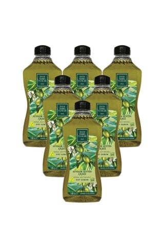 Eyüp Sabri Tuncer Doğal Zeytinyağlı Sıvı Sabun Ayvalık Zeytin Çiçeği 1500 ML Pet Şişe x 6