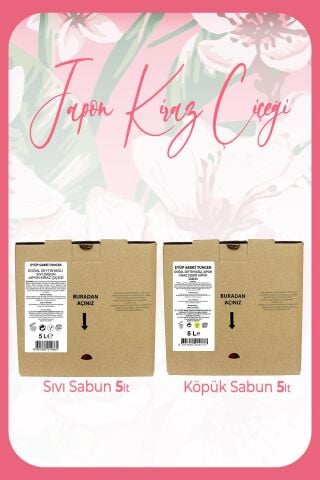 Eyüp Sabri Tuncer Japon Kiraz Çiçeği Köpük Sabun 5 lt ve Sıvı Sabun 5 lt