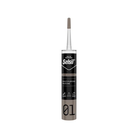 Selsil Genel Amaçlı Silikon Şeffaf 280 gr