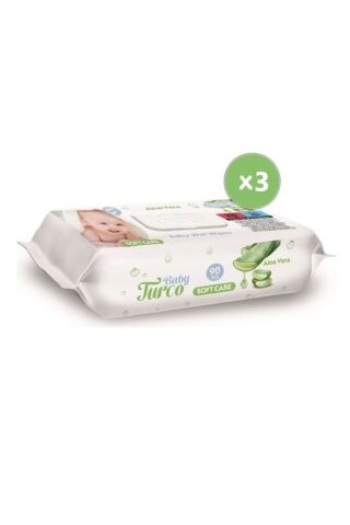 Baby Turco Softcare Aloe Vera Islak Bebek Havlusu 3 X 90 Yaprak
