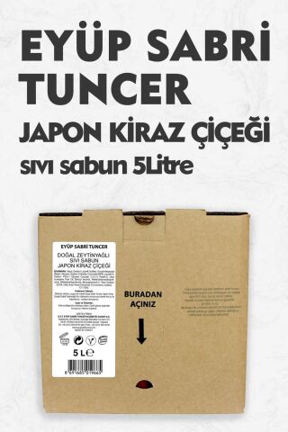 Eyüp Sabri Tuncer Japon Kiraz Çiçeği Sıvı Sabun (Bag) 5 Litre
