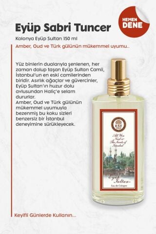 Eyüp Sabri Tuncer Kolonya Eyüp Sultan 150 ml