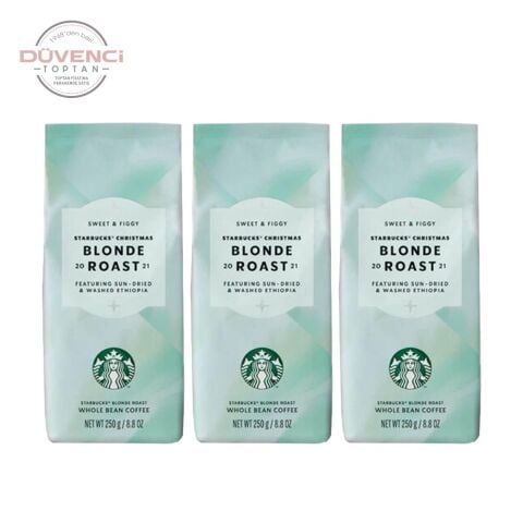 Starbucks Christmas 2021 Blonde Roast Ethiopia x 3