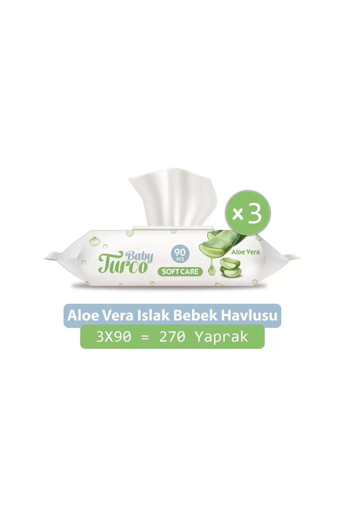 Baby Turco Soft Care Islak Havlu 3x90 Yaprak