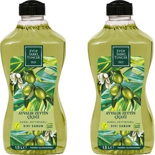 Eyüp Sabri Tuncer Doğal Zeytinyağlı Sıvı Sabun Ayvalık Zeytin Çiçeği 1500 ML x 2