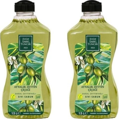 Eyüp Sabri Tuncer Doğal Zeytinyağlı Sıvı Sabun Ayvalık Zeytin Çiçeği 1500 ML x 2