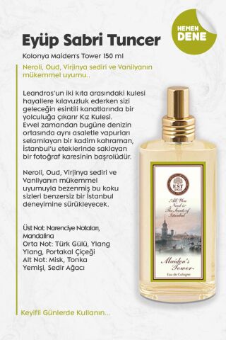 Eyüp Sabri Tuncer Kolonya Maiden's Tower 150 ml