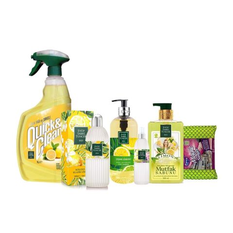 Eyüp Sabri Tuncer Limon Aromalı Temizlik Seti + Magic Sünger