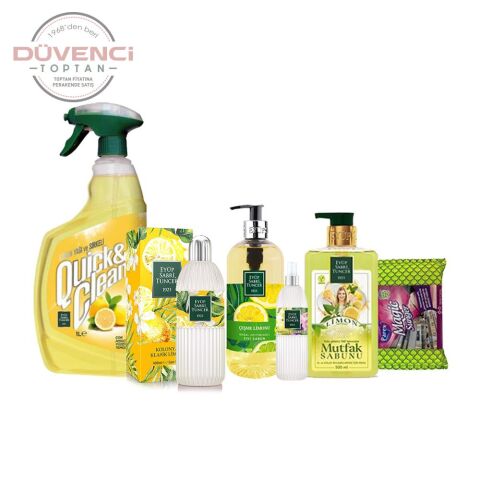 Eyüp Sabri Tuncer Limon Aromalı Temizlik Seti + Magic Sünger