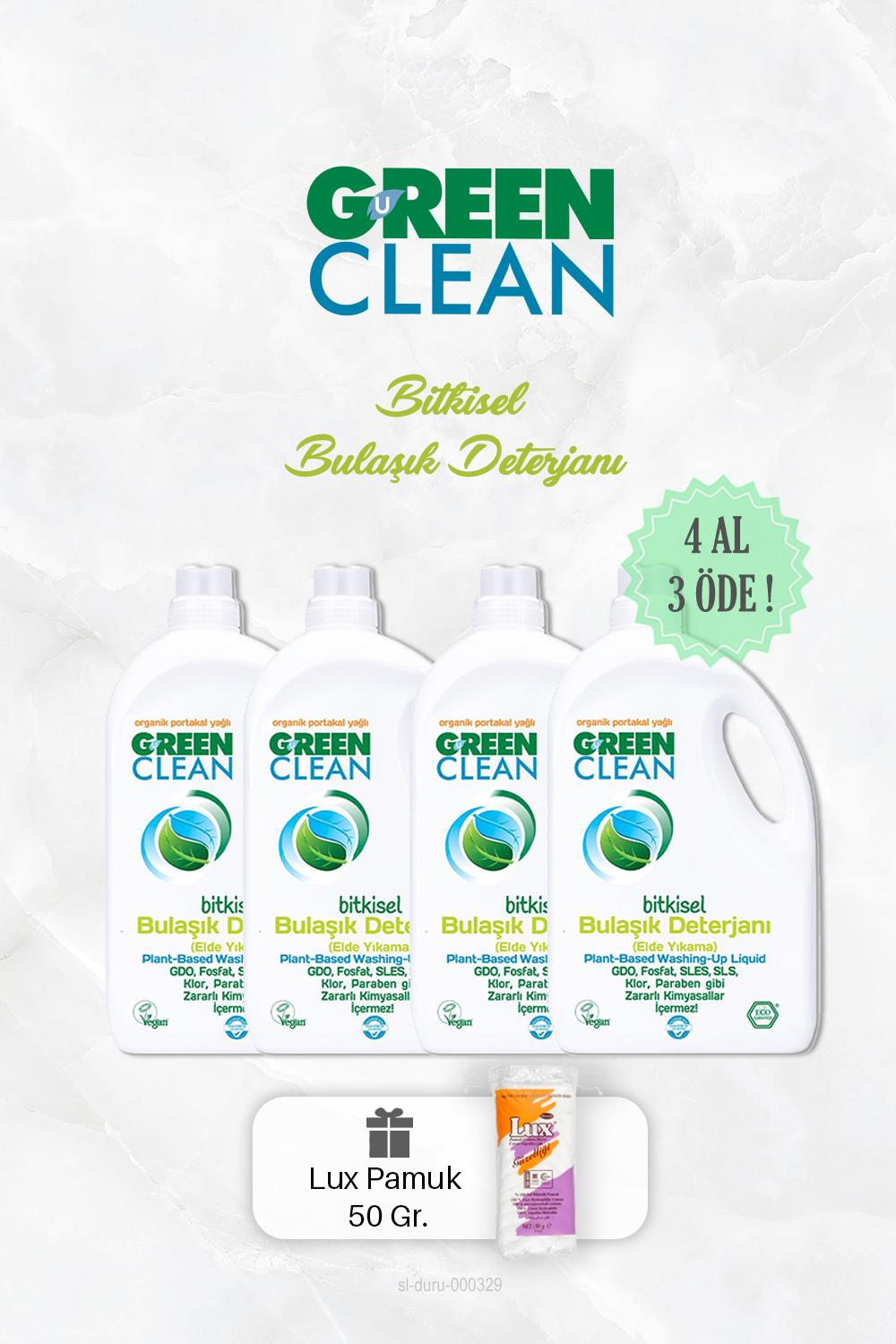 4 AL 3 ÖDE Bitkisel Bulaşık Deterjanı Portakallı 2750 ml