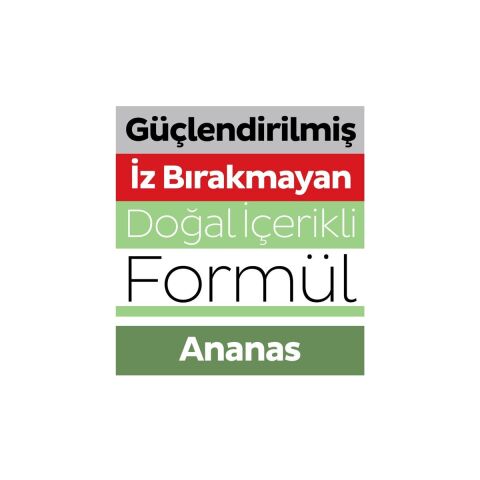 Sleepy 1100 yaprak (100 x 11) Ananas Yüzey Temizleme Havlusu, ROSIE Oda Kokusu