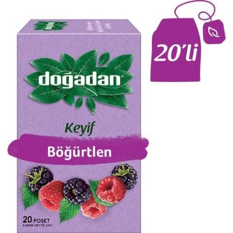 Doğadan Böğürtlenli Karışık Meyve Çayı
