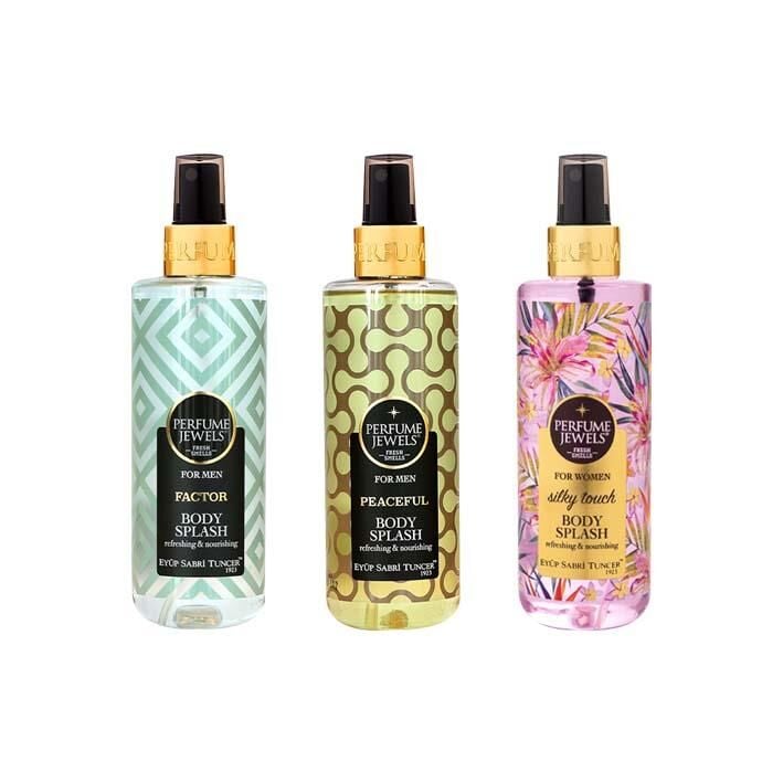 Eyüp Sabri Tuncer Factor, Silky Touch ve Peaceful Vücut Spreyleri 250 ML