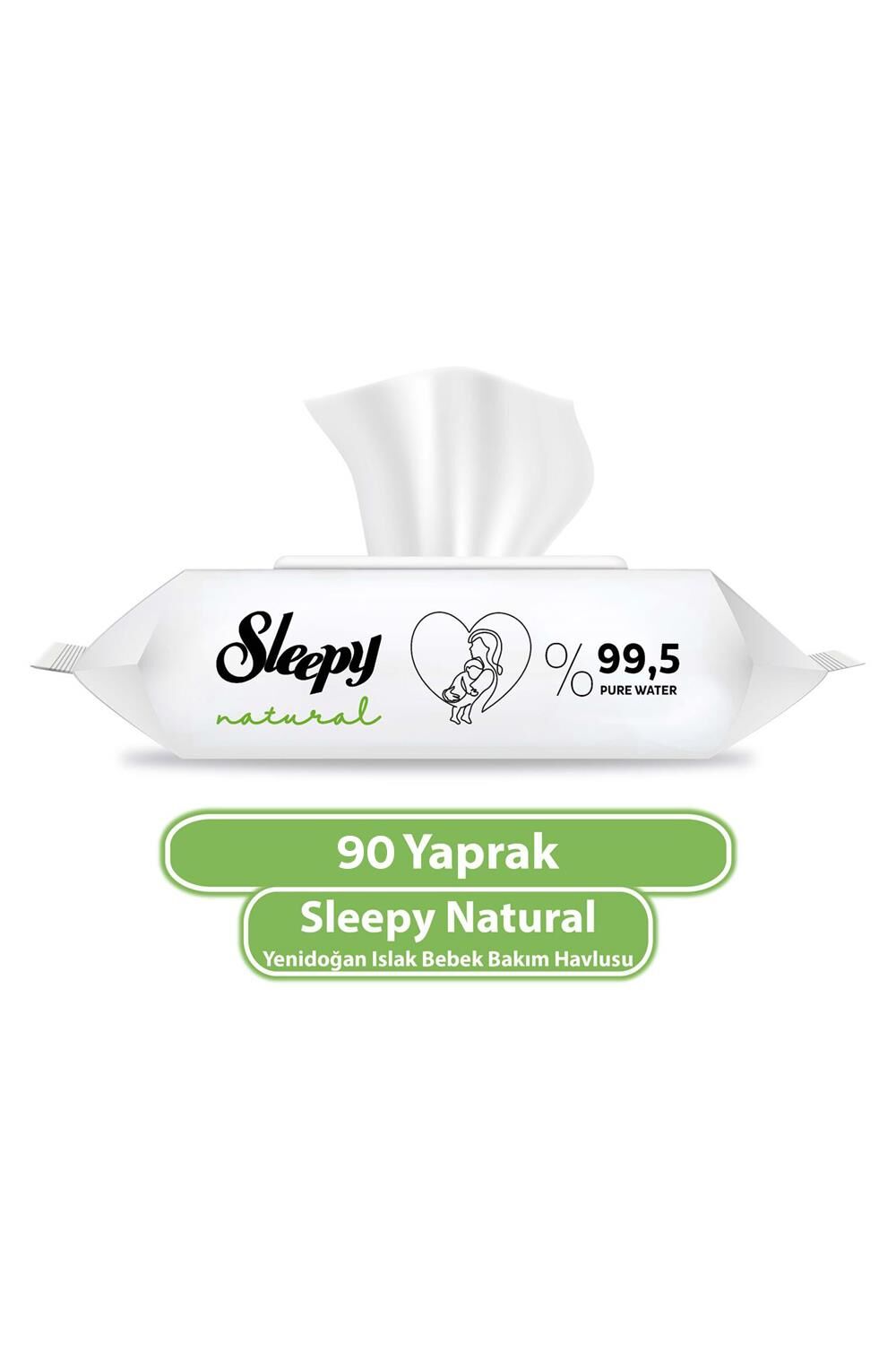 Sleepy Natural Yenidoğan Islak Mendili 90 Adet