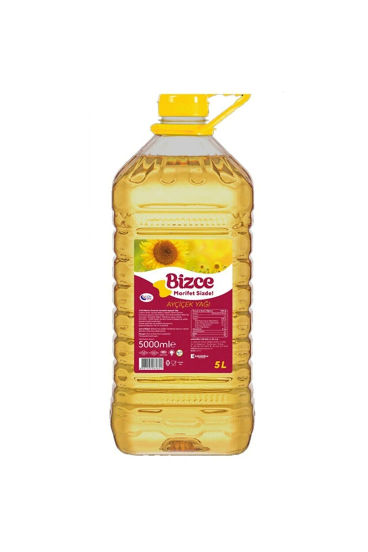 Bizce Ayçiçek Yağı Pet 5 Lt