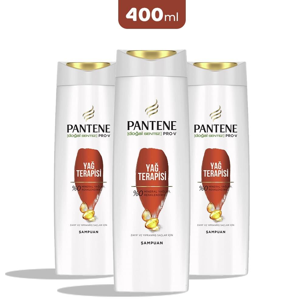 Pantene Pro-V Yağ Terapisi Şampuan 400 ml x 3