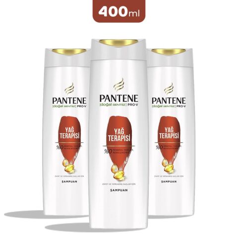Pantene Pro-V Yağ Terapisi Şampuan 400 ml x 3