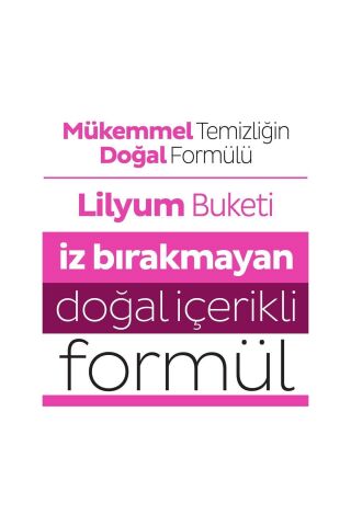 Sleepy Lilyum Buketi Yüzey Temizlik Havlusu 3 X 100' lü