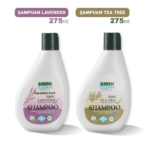 Green Clean Şampuan Lavender  ve Tea Tree 275 ml