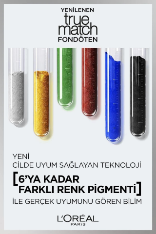 3  Adet Loreal Paris True Match Fondöten 1.5N Nötr Alt Ton ve ROSIE Pamuk