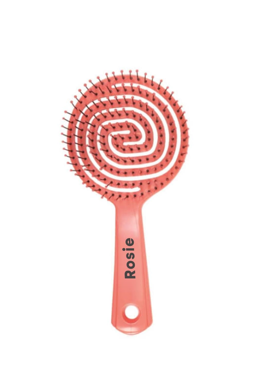 Rosie Üç Boyutlu Oval Saç Fırçası Pembe