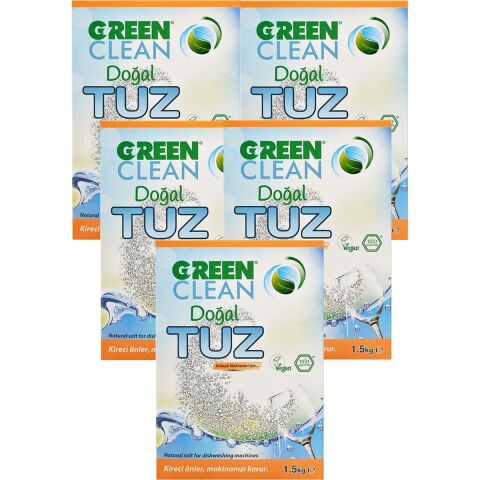 Green Clean Bulaşık Makinası Tuz 1,5 kg 5'li Set