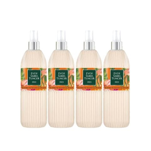Eyüp Sabri Tuncer Bodrum Mandalinası Kolonyası Silindir Pet Şişe Sprey 150 ml x 4 Adet