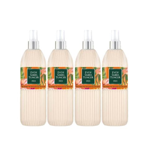 Eyüp Sabri Tuncer Bodrum Mandalinası Kolonyası Silindir Pet Şişe Sprey 150 ml x 4 Adet