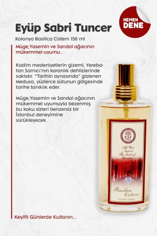 Eyüp Sabri Tuncer Kolonya Basilica Cistern 150 ml