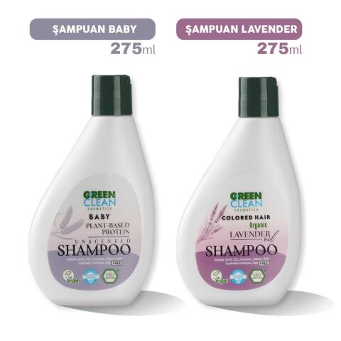 Green Clean Baby ve Lavender Şampuan 275 ml