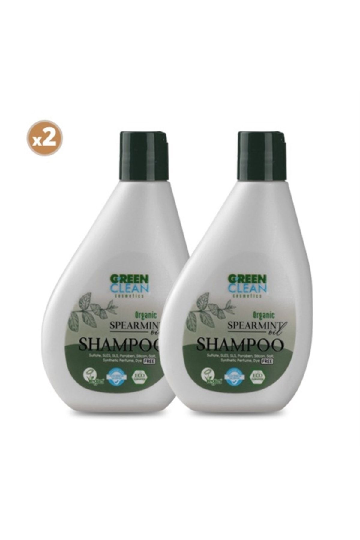 Green Clean Şampuan Seti 2li Nane 275ml