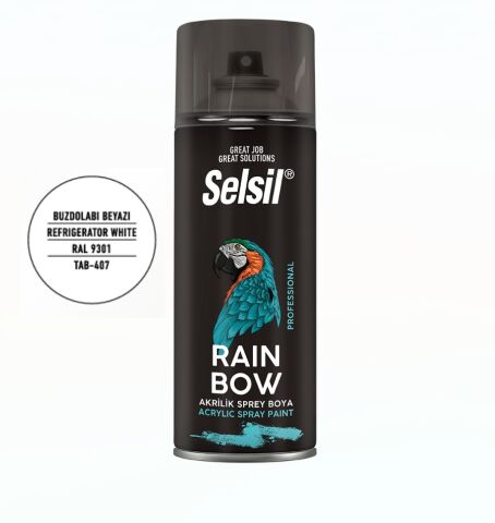 11 adet Selsil Buzdolabı Beyazı Akrilik Sprey Boya 400 ml, ROSIE oda kokusu